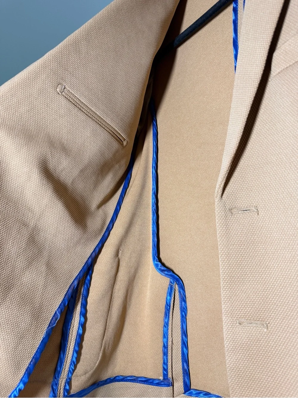 Isaac Mizrahi Boys 14 Camel Textured Blazer Sport Coat One Button NWT School